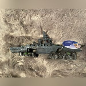 Sunken Ship Aquarium Decor